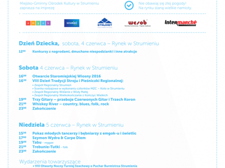 Plakat Staromiejska Wiosna